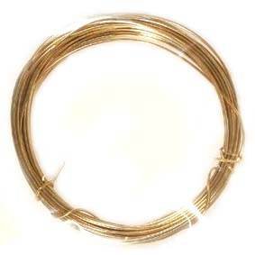 Basteldraht, Farbe Messing, Stärke 0,8mm, Länge 5m