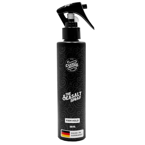 Charlemagne Sea Salt Spray - 200 ml, Mediterranean Breeze-Duft - Beach Look Meersalzspray für Haare - Volumenspray & Texture Spray - Haarspray (200 ml (1er Pack), Firm Hold - Mediterranean Breeze)