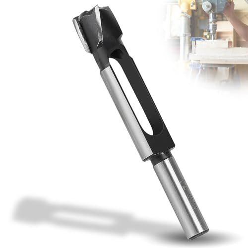 SWAWIS Dübel Zapfenbohrer Durchmesser 12mm, Hochkohlenstoffhaltiger Zapfenschneider, Kernbohrer für Holzarbeiten Möbelherstellung, Tiefer Holzdübelschneider