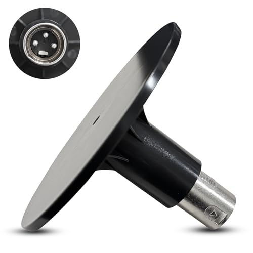 Fickmaschine Saugnapf-Adapter 3XLR-Anhang(10cm),für 3XLR Connector Sexmaschine für die Frau Männer,Sex Möbel Sex Maschine Dildo Saugnapf Zubehör,Universal-Dildo-Halter für Meine-fickmaschine