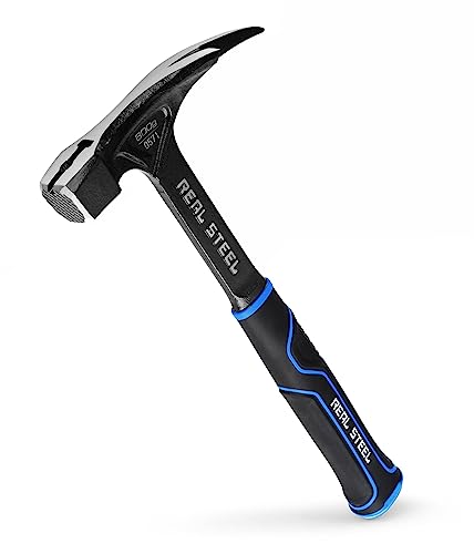 REAL STEEL 0571 Schmiedehammer mit gefräster Schlagfläche, 600 g