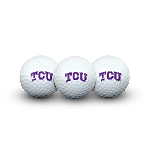 Team Effort Texas Christian Horned Frogs Golfball, 3 Stück