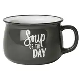 GUSTA Suppentasse Soup of The Day 500ml grau