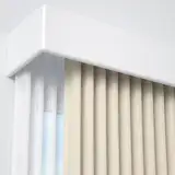 Deckenmontierten Vorhangspurpelmet mit Doppelschienen, Drei-in-Eins-Raum-Teiler für Fenster, Vorhangkisten Valance Rute,White-185cm/72.8in/6.1ft