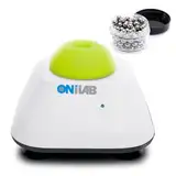 ONiLAB Mini Vortex Mixer mit Touch Funktion, Labor Mischen, Nagellack, Wimpernklebstoffe und Acrylfarben Mischen, Labor Vortex mit stabiler Aluminium Gussbasis, 120pcs 7/32in Mischkugeln, Grün…