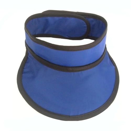 KPHYMOD Bleischürze Dental Blei Schilddrüse Schild Kragen, Röntgenschutz Kragen Blei Schilddrüse Kragen Halsschild Abdeckung, Mit Klettverschluss (Color : Blue, Size : 0.5 mmpb)