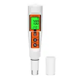 Wasserstoff Wassertester, YINMIK Wasserstoff Wasserflasche, Digitales 4 in 1 pH ORP Messgerät und Wasserstoff Wasser ppb/ppm Messgerät, Professionell Verwendet für Wasserstoffreiche Wasserbecher