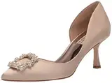 Badgley Mischka Fabia Pumps für Damen, Nude Satin, 40.5 EU