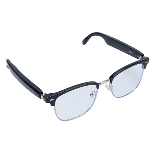 AI -Übersetzer Intelligente Brille, Audio -Sonnenbrille Unterstützt Multi -Sprachen Echtzeitübersetzung, Videoübersetzung, Eingebautes Mikrofon und Lautsprecher