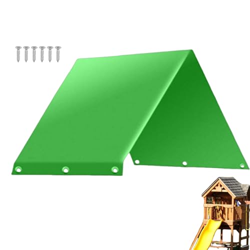 Spielplatz-Überdachung – Abdeckung für Spielplatzgeräte – Regendicht Wasserdicht UV-Schutz Markise für Spielset 132 x 228 cm