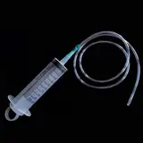 1 x Öl-Saugspritze, wiederverwendbare Flüssigkeitsspritze, Multifunktions-Bremsflüssigkeits-Extraktorpumpe mit Schlauch und Adapter zum Ziehen von Öl, Wasser, Pflanzenbewässerung, Haustierfütterung