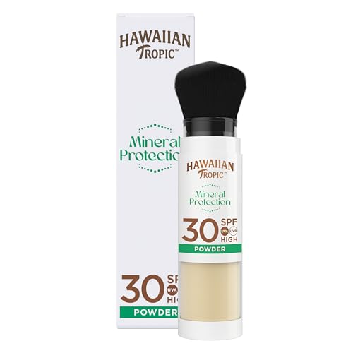 Hawaiian Tropic | Mineral Protection Powder Brush LSF 30 UVA + UVB Protection