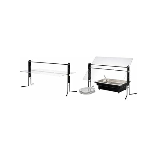 APS 98120 Hygieneschutz Buffet Guard, Transparent, 93cm Länge, 53cm Breite, 50.5cm Höhe