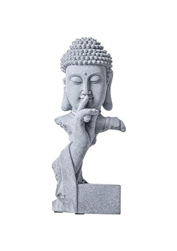 Buddha-Statue für Zen-Dekor, Meditations-Buddha-Heimdekoration, dekorative Yoga-Figuren für spirituelle Räume, Boho-Goldstatue für Bürotisch, Wohnzimmer, Dekorationen
