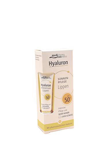 Medipharma Cosmetics Hyaluron Sonnenpflege Lippen, Lsf 50+, 100 G