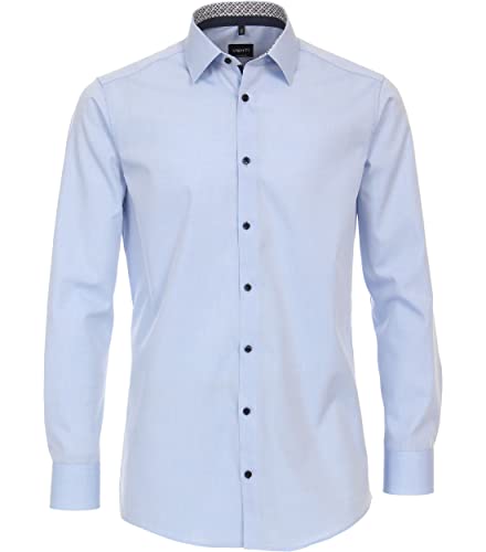 Venti Businesshemd Uni Modern Fit Hellblau 42