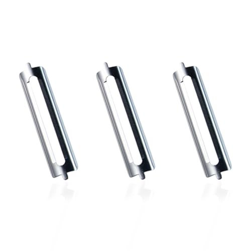 BFUZXY Sparschäler Tupper,Flachkopf Schäler 5.6 cm,Kartoffelschäler und Gurkenschäler,Hochwertiger für Tupperware Schäler,Ideal für Gemüse und Obst,Ersatzklingen für Spargelschäler von Tupperware (3)