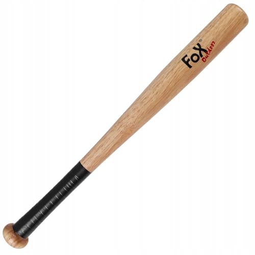 Max Fuchs Unisex – Erwachsene Holz Baseballschläger, Natur, L