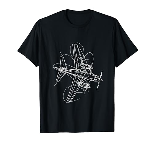 Flugzeug Flugunterricht T-Shirt