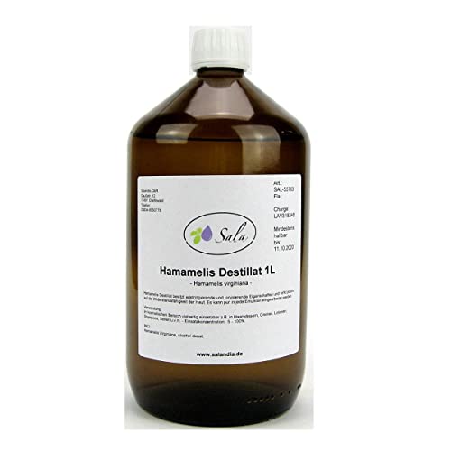 Sala Hamamelis Destillat Hamameliswasser 1000 ml (1 L Glasflasche)