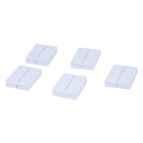 Foollusiie 5x Breadboard Steckboard Steckbrett Elektronik Experimentierboard 4,5x3,5cm