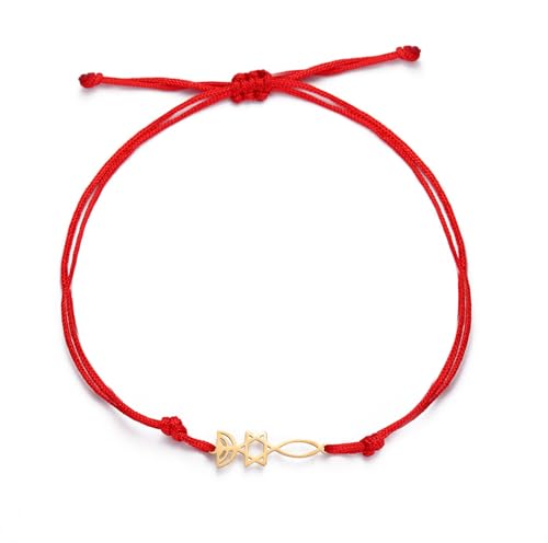 UNIFT Jüdischer Davidstern Kerzenleuchter-Armband für Frauen, Edelstahl, Retro, Israel, Kerzenständer, Davidstern, Armbänder, Chanukka-Schmuck, one size, Edelstahl, Kein Edelstein