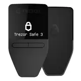 Trezor Safe 3 - Passphrase und Krypto Hardware Wallet mit Secure Element-Schutz – Kaufen,Speichern,Verwalten Sie Digitale Assets Einfach und Sicher (Cosmic Black)