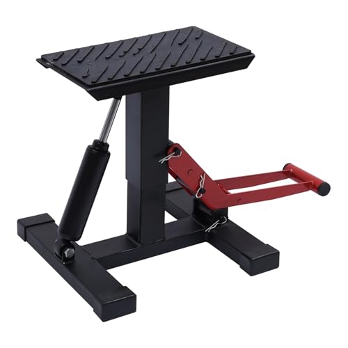RVIFY Motorrad Hebebühne 150 Kg Motorradhebebühne, Motorradheber, Dirtbike-Hebebühne, Tragkraft 33,5–46 cm, Höhenverstellbar, Einfaches Anheben Motorradständer