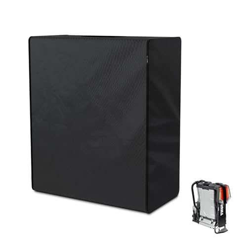 ZHSX Tasche für Thule EasyFold 931100 Fahrradträger, Tragetasche mit Reisverschlüssen und Griffloch, 600D Oxford Stoff Tasche für Fahrradträger, Schwarz - 60 * 30 * 70cm