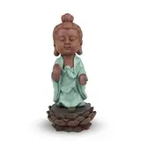 Statue Buddha Trägt - Dipamkara Räucherstäbchen - Mythischer Buddha - Zen und Entspannende Atmosphäre - Handgefertigt - FengShui Deko - Geschenkidee für jeden Anlass - H25cm–Zen’Light
