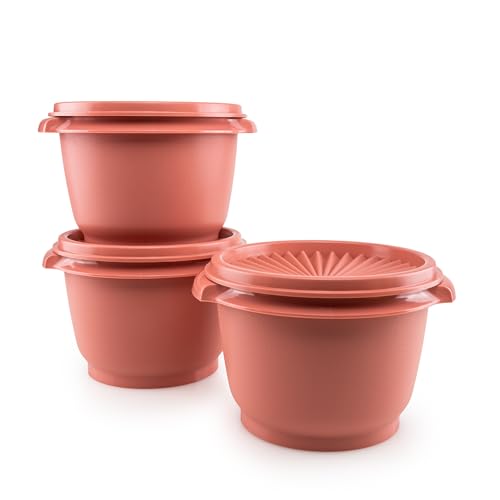 Tupperware Sonnenschüssel 3x 600 ml Altrosa