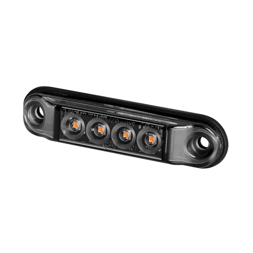 Horpol LED-Dunkelmarkierungsleuchte, bernsteinfarben, 12/24, 50 cm Kabel