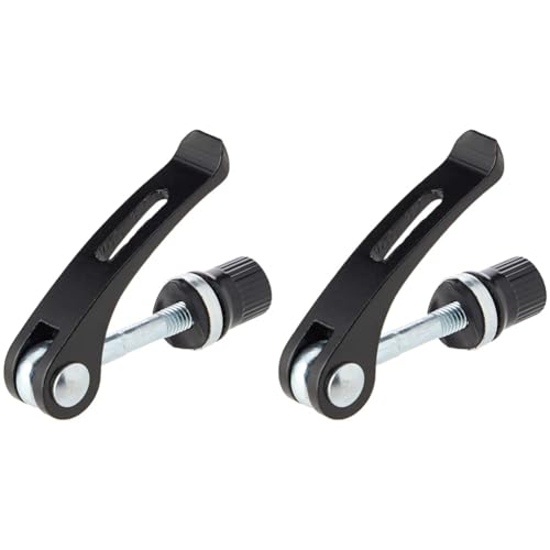 Fischer Unisex Aluminium Schnellspanner, Schwarz, Einheitsgröße EU (Packung mit 2)