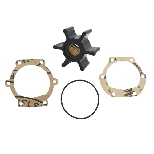 XRmarine Meerwasserpumpen-Laufrad-Set für Johnson 09-810B-1 Jab-sco 653-0001, auch passend für Vol-vo Penta 876097 Marine-Motor
