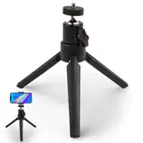 Mini Stativ Kamera, Mini Beamer Stativ, Beamer Ständer mit 360° Kugelkopf, Tischstativ mit 1/4'' Schraube, Projektor Stativ Kleines Mini Tripod, Tragbares Stativhalterung für Kamera, Vlogging, Selfies