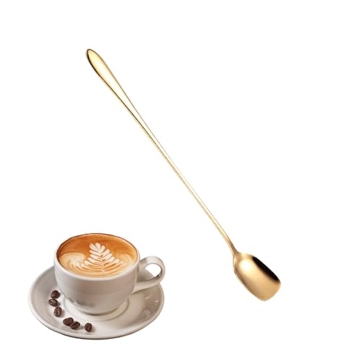 Kaffee-Rührlöffel – Tee-Rührlöffel, Kaffeelöffel | Kaffeerührer Mit Quadratischem Kopf, Cocktail-Rührlöffel, Eistee-Löffel, 20,3 Cm Lang, Küchenzubehör Für Zuhause, Kaffeebar, Café