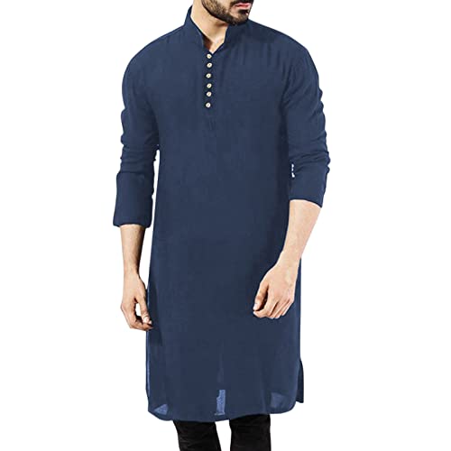 Herren Kurta Tunika Dupion Kunst Kurta Indischen Traditionellen Verschleiß Pyjama Jacquard Seiden Indischen Partei Abnutzungs Freizeithemden Mit Langen Ärmeln Gebetskleidung