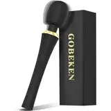 Gobeken Vibrator mit Flexibler Kopf Sex Spielzeug für die Frau 5 Frequenz, Vibration für Frauen Paare Sexspielzeug für Männer solo 3 Stärke, Vibratorensets für Frauen IPX6 Sex Toys Dildo Schwarz