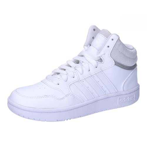 adidas Hoops Mid Shoes Basketball Shoe, FTWR White/FTWR White/Grey Two, 39 1/3 EU