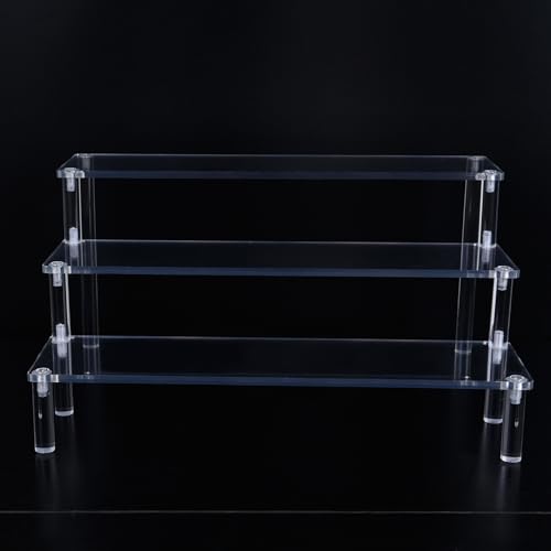 MUTTE acryl display Regal Ständer, ausstellungsregal organizer für muffin etagere, buffet ständer, Sammlerstück, deko, DIY Figuren Sammlung, acryl vitrine (30cm dreilagig)