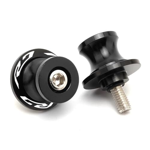 Schwingenschutz Montageständer Schwingenspulen Schieberschraubenständer 6MM Motorradzubehör Für Yamaha Yzfr7 YZF R7 2021 2022 2023 2024(Black)