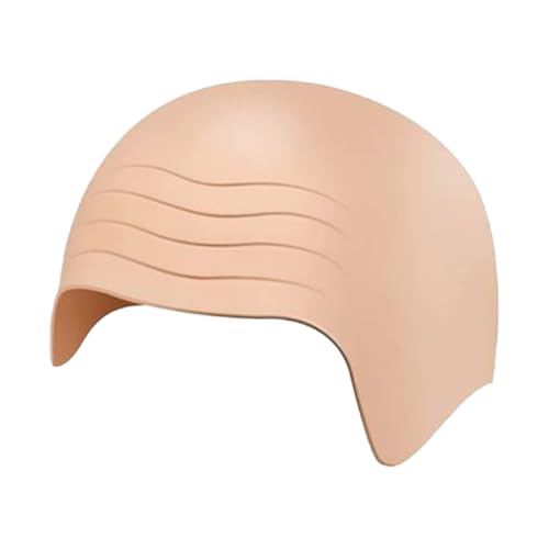 Latex Kahle Kappe,Dicke Haut Kopf Schädel Perücke Glatze Haut Dick Latex Kopf Kappe Haut Schädel Perücke Kappe Kostüm Cosplay Hut Kostüm Fancy Kleid Hut Kostüm Zubehör für Halloween Kinder Erwachsene