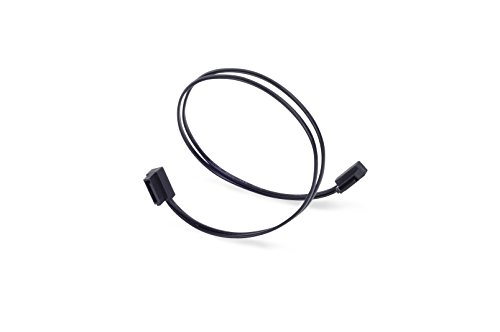 SilverStone SST-CP11-300 - SATA III 6 Gbps Kabel, ultra-dünn, um 90° abgewinkelte Anschlüsse, 30 cm, schwarz