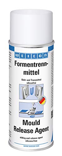 WEICON Formentrennmittel / 400ml / hochwertiges Silikon -freies Trennspray/verhindert effektiv das Haften an Kunststoffen Metallen Werkzeugen/farblos