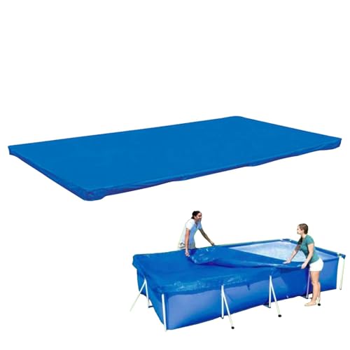 Poolabdeckungen für oberirdische Pools, wasserdichte Abdeckung für oberirdischen Pool, 4 x 2,11 m, verstärkter Schutz, wiederverwendbar, für Zuhause, Spa, Badezentrum, Hotel und Wasserpark