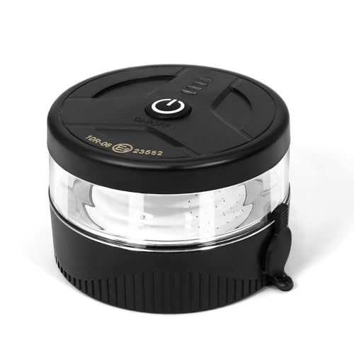 Agrieyes USB-C Rundumleuchte Akku, 32 LED Wiederaufladbare Stroboskoplichter mit Magnet, Mini Gelbe Warnblinkleuchte für Lkw, Fahrzeuge, Traktoren, Tragbar, Wasserdicht Tragbar Wasserdicht