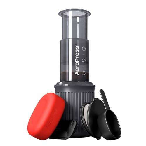 AeroPress 10R11 Go, plastik, 8 ounces, Grau