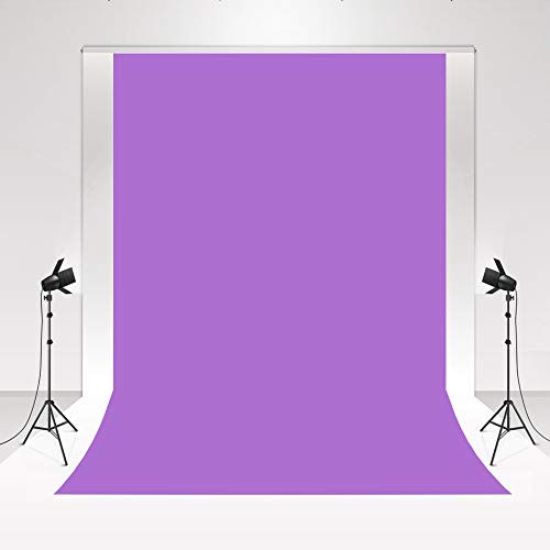 Kate Einfarbiger Hintergrund Lavendel Lila 2x3m/6.5x10ft Zusammenklappbare Baby-Fotokabine Hochzeitsfoto-Shooting Vedio Shooting Requisiten Blogger Summer Ice Cream Lila Fotografie Hintergrund