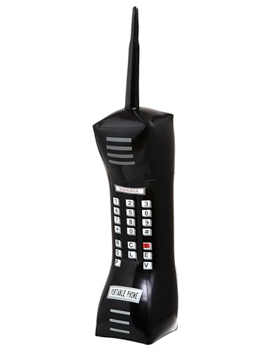 W WIDMANN MILANO Party Fashion 01454 - Aufblasbares Handy, 77 cm, Telefon, Polizei, Karneval, Mottoparty