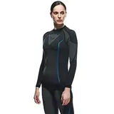 Dainese Damen Dry LS Lady Baselayer-Shirt, Schwarz/Blau, M